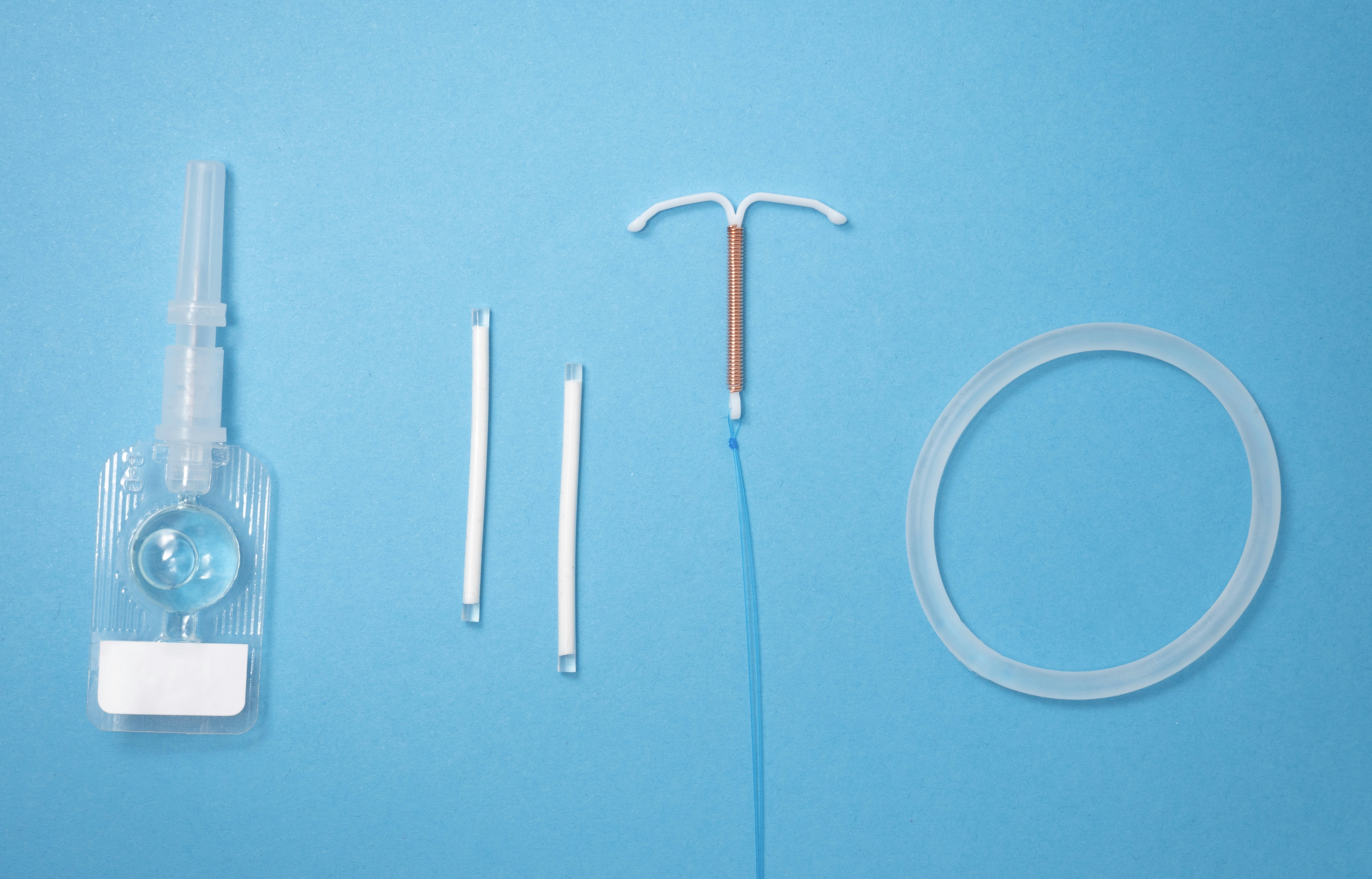 Contraceptive methods: DMPA, implants, IUD, vaginal ring